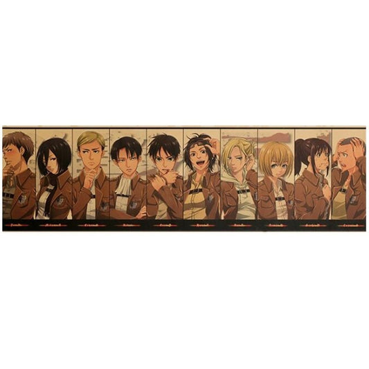 Attack On Titan Wall Poster